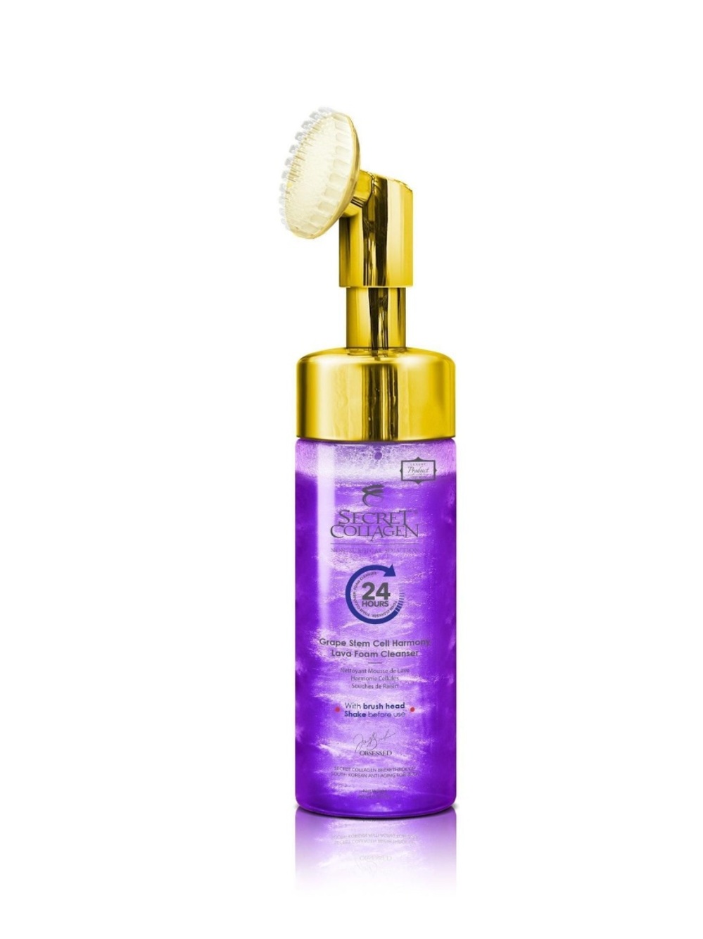 Secret Collagen Grape Stem Cell Harmony Lava Foam Cleanser